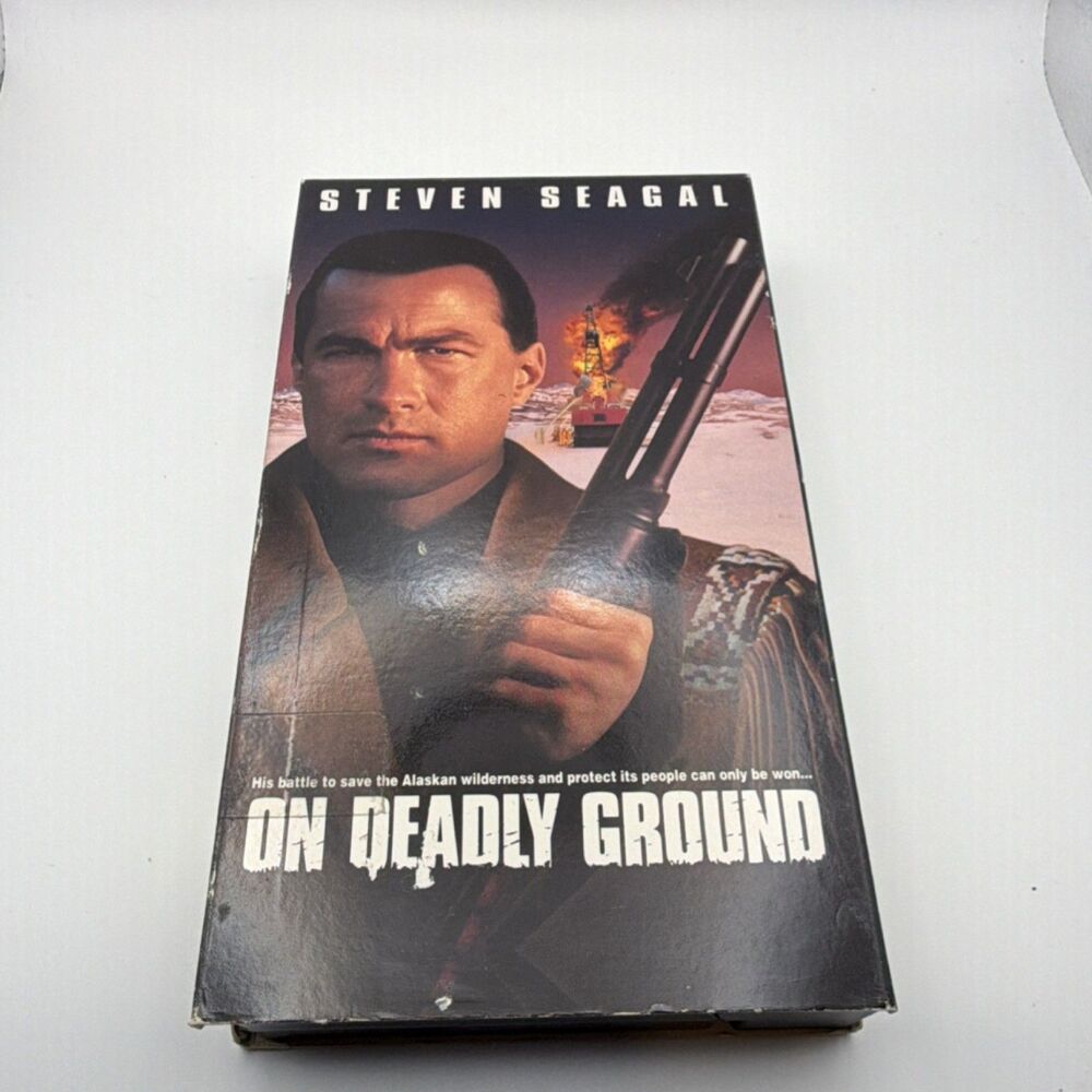 Warner Home Video On Deadly Ground VHS (1994) R Action Steven Seagal